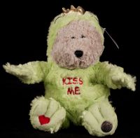 Starbucks Bearista 2004 29th Edition Frog Kiss Me Bear Plush